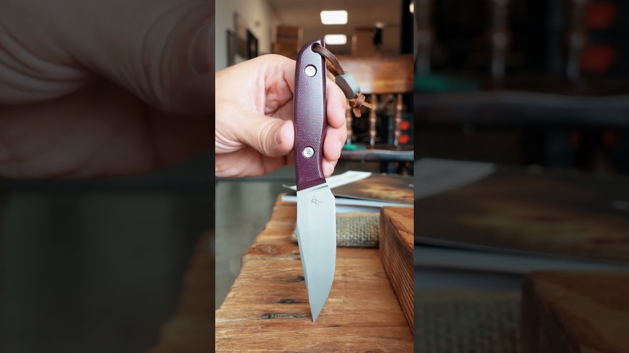 ПОТРЯСАЮЩИЙ EDC-нож с фиксированным клинком, сделанный в США! Протокол BP Customs