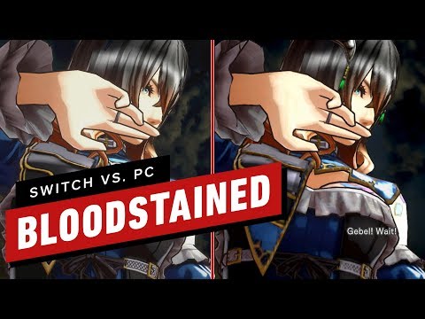 Bloodstained: Ritual of the Night - PC vs. Switch Side-By-Side Comparison