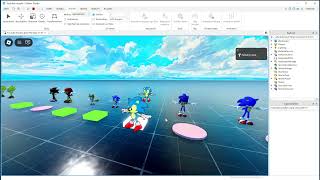 How to make a Sonic morph game in Roblox Studio easy