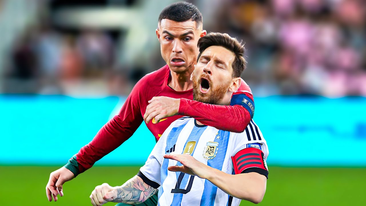 Ronaldo's Chokehold Comedy Moments in Football YouTube