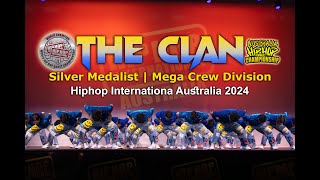 THE CLAN Silver Medalist Mega Crew Division at Hiphop International Australia 2024