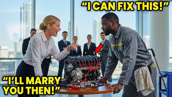 Female CEO Mocked a Black Mechanic: “Fix This Engine and I'll Marry You” — Then  He Did - YouTube