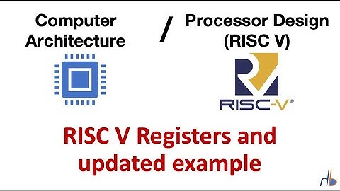 24. RISC V Registers