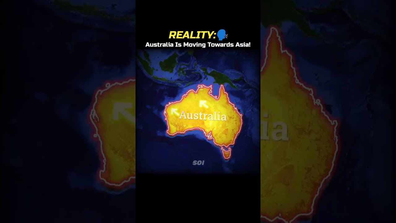 Australia is moving towards Asia 🌏 