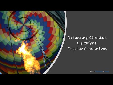 Balancing Chemical Equations: Propane Combustion