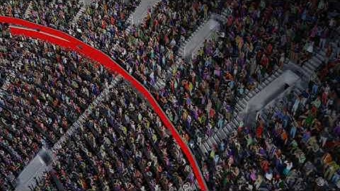 CrowdSim3D City & traffic demo reel