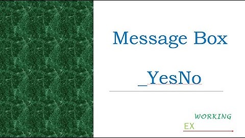 Excel VBA: การสร้าง Messagebox YesNo สำหรับกำหนดทางเลือกจากเงื่อนไขที่แตกต่างกัน