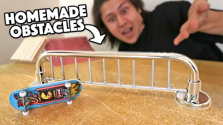 5 EASY D.I.Y FINGERBOARD OBSTACLES!