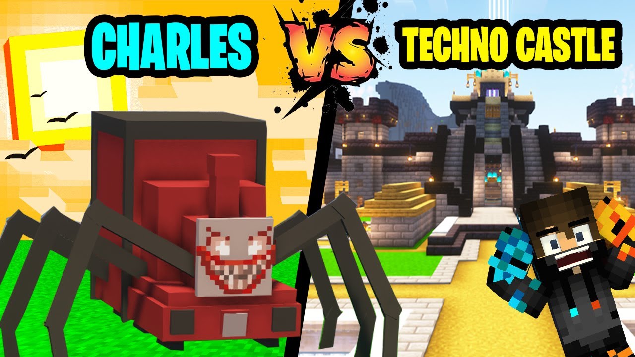 Choo-Choo Charles VS Techno Gamerz Castle😱