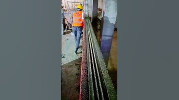 the process of laying cement mortar; Good tools increase productivity