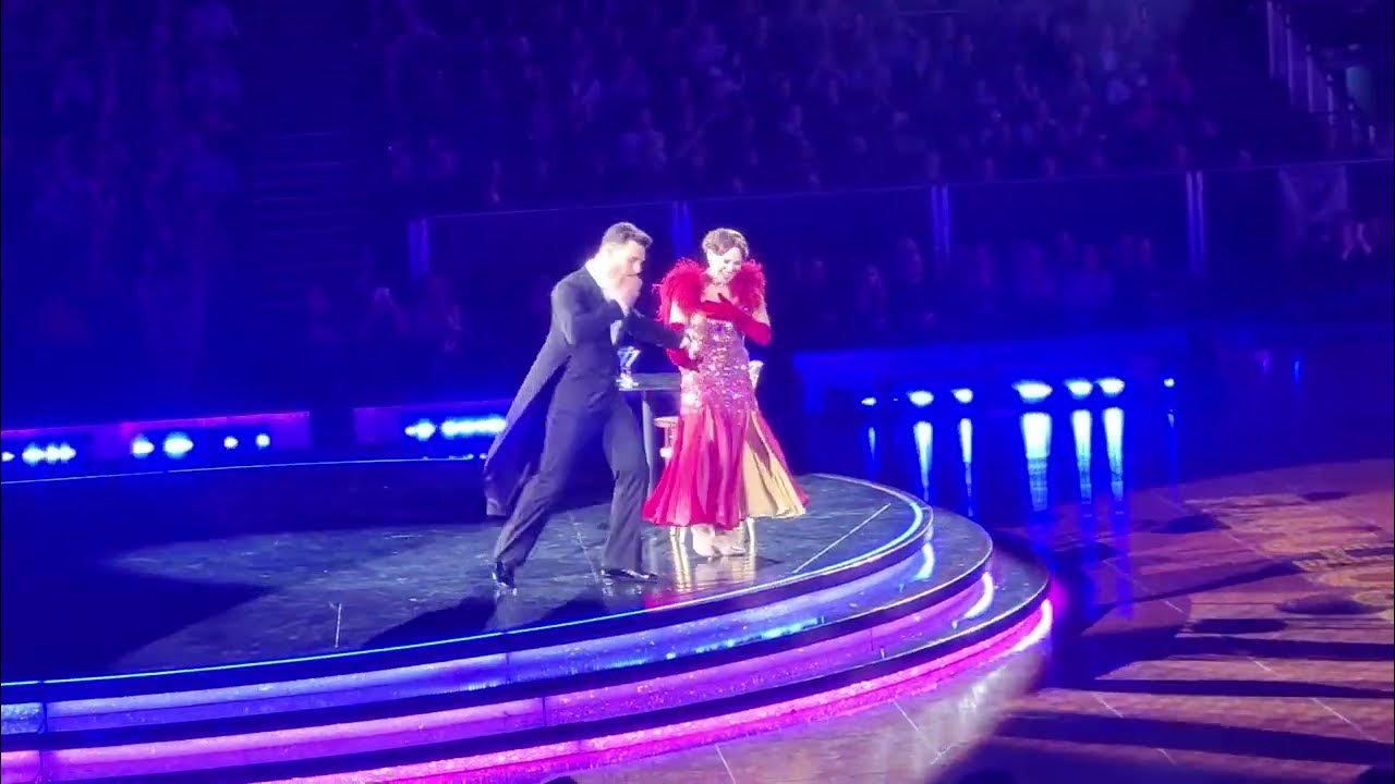 Strictly Come Dancing Live Tour 2024 Ellie Leach & Vito dancing the American smooth at O2 Arena