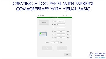 How To:  Create a Jog Panel with Parker