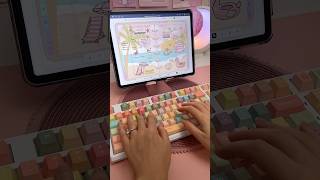 my new iPad keyboard ✨ iPad accessories | digital planning | bluetooth mechanical keyboard screenshot 1