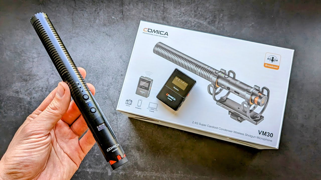 Comica VM30 Wireless Shotgun Microphone Review - AUDIO TEST