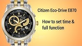 How to set time and date Seiko 6A32 | perpetual calendar | TrendWatchLab -  YouTube