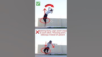 Backflip 180 (Arabian) tutorial Avoid these mistakes 👌💯. #backflip #short @hamzas-lifee