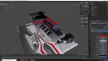 Blender 2.81 and Eevee Rendering Testscene Colony Wars