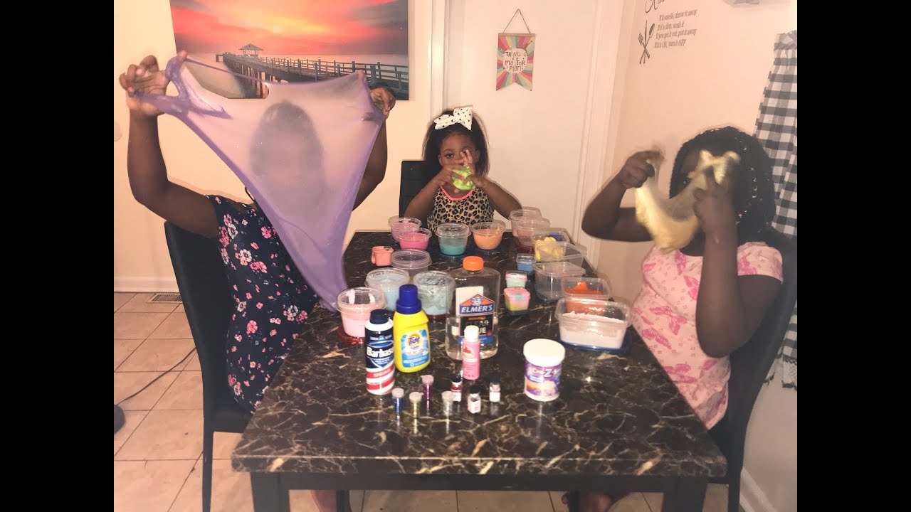 Shopping for slime ingredients at Walmart