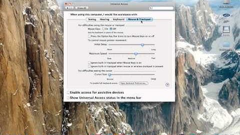 Change your mouse cursor on a Mac