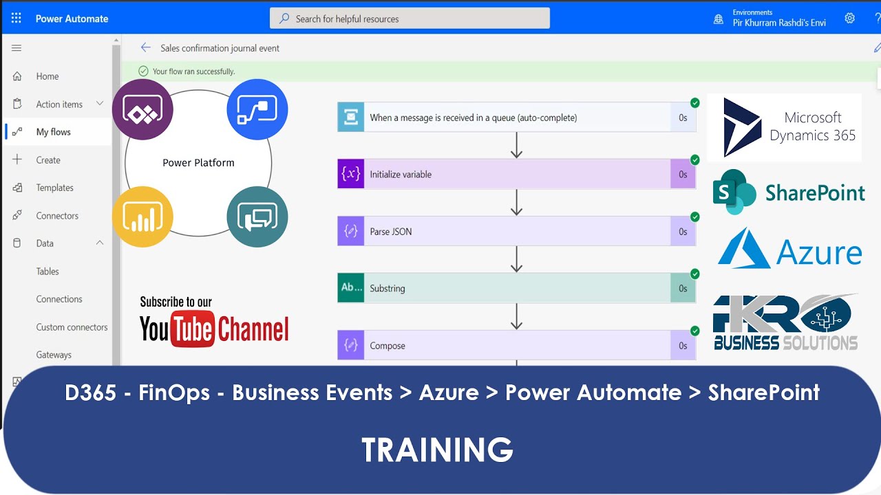 How to push records from Dynamics 365 FO to SharePoint lists via ...