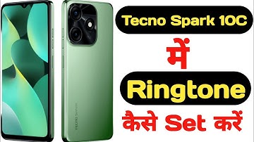 How to set ringtone in Tecno Spark 10C || Tecno Spark 10C me ringtone kaise set kare ||