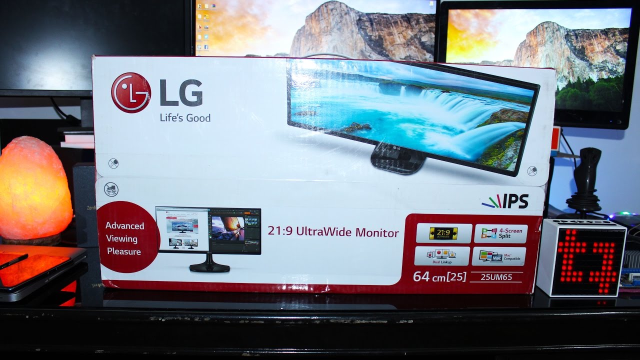 LG 25UM65 Ultrawide Monitor Unboxing