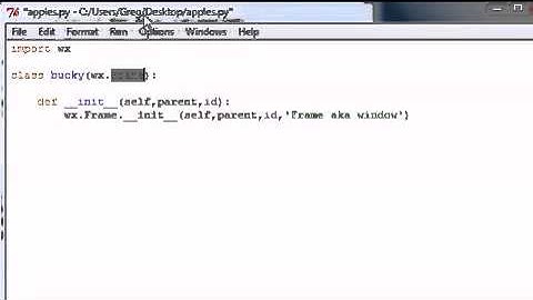 wxPython Programming Tutorial   1   Creating a Basic Frame   YouTube