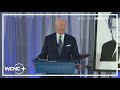 Biden speaks publicly after cancer treatment