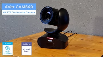 Aver CAM540 4K PTZ Conference Camera - Unboxing, Overview & Demo