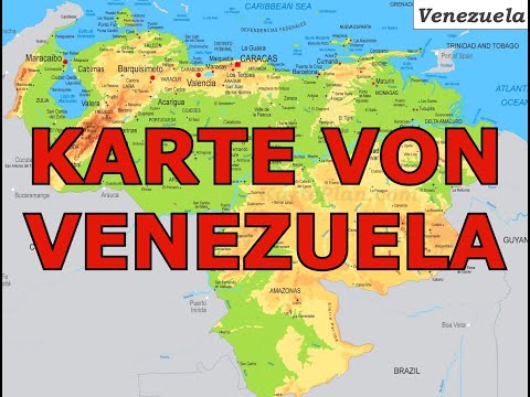 KARTE VON VENEZUELA