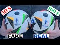 Fake vs real euro 2024 germany ball adidas fussballliebe  whats inside a soccer ball