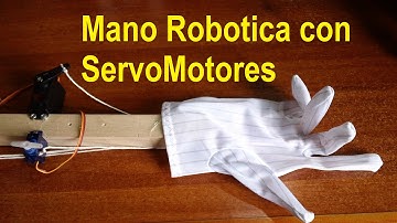 ✅ Mano Robotica Casera Automatizada (Facil de hacer)