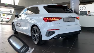 Новый Audi A3 Sportback 2020 - полный обзор экстерьера, интерьера (S Line, 35 TFSI)