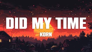 Korn  Did My Time s