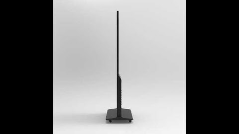 Floor standing IR touch screen kiosk signage.