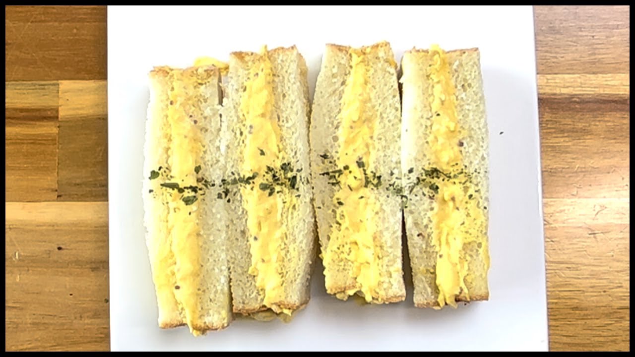 Сэндвич с яичным желтком 🥪