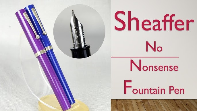 How to fill a Sheaffer PFM fountain pen. 