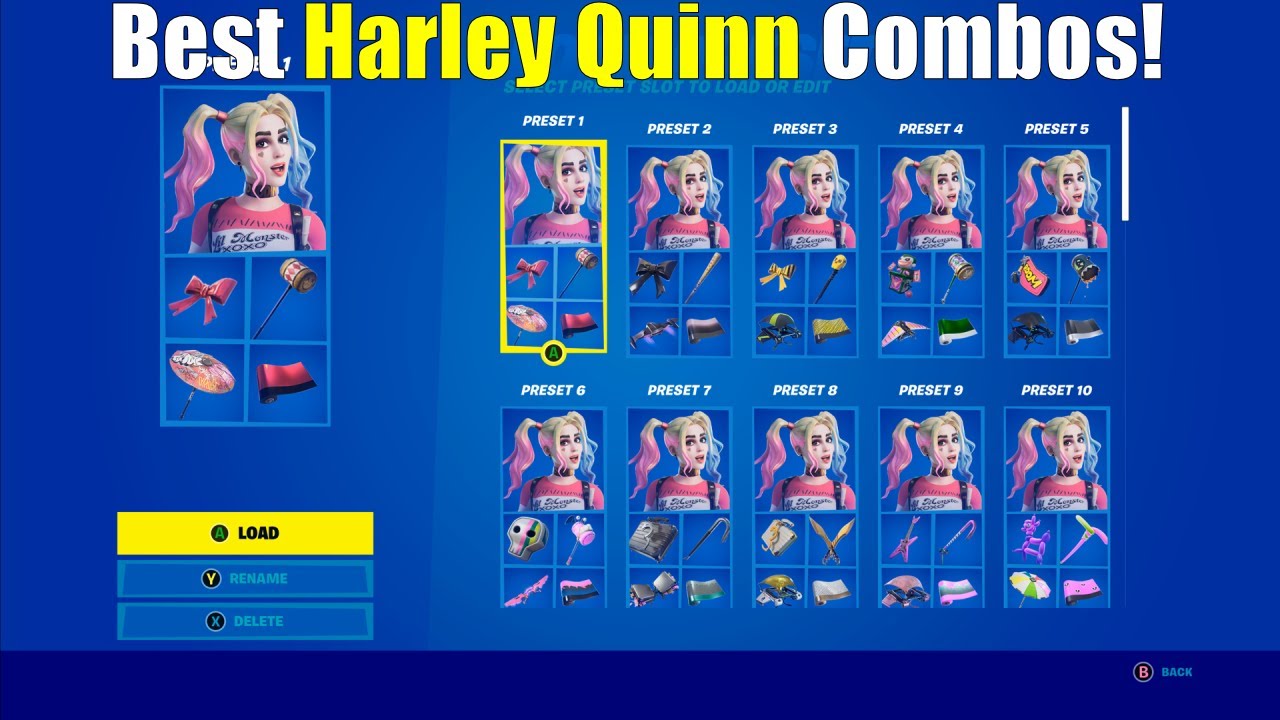 20-best-harley-quinn-skin-combos-fortnite-battle-royale-youtube
