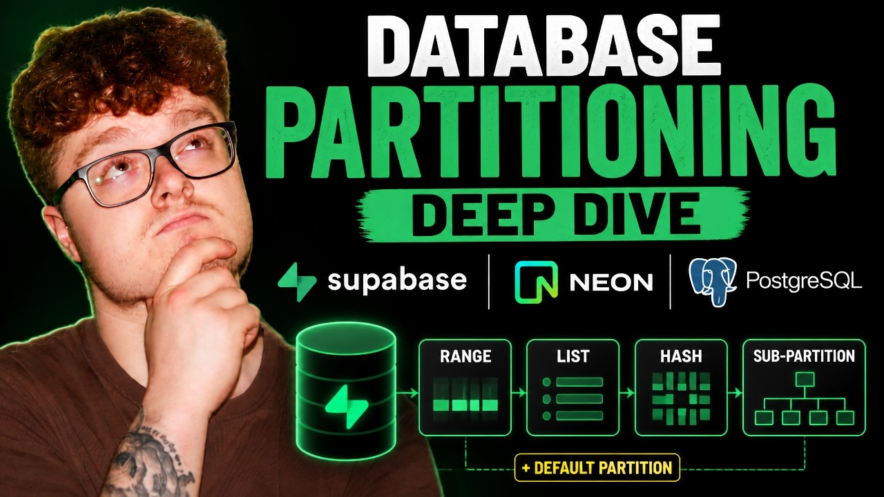 Database Partitioning Deep Dive: Supabase, Neon, and PostgreSQL - YouTube