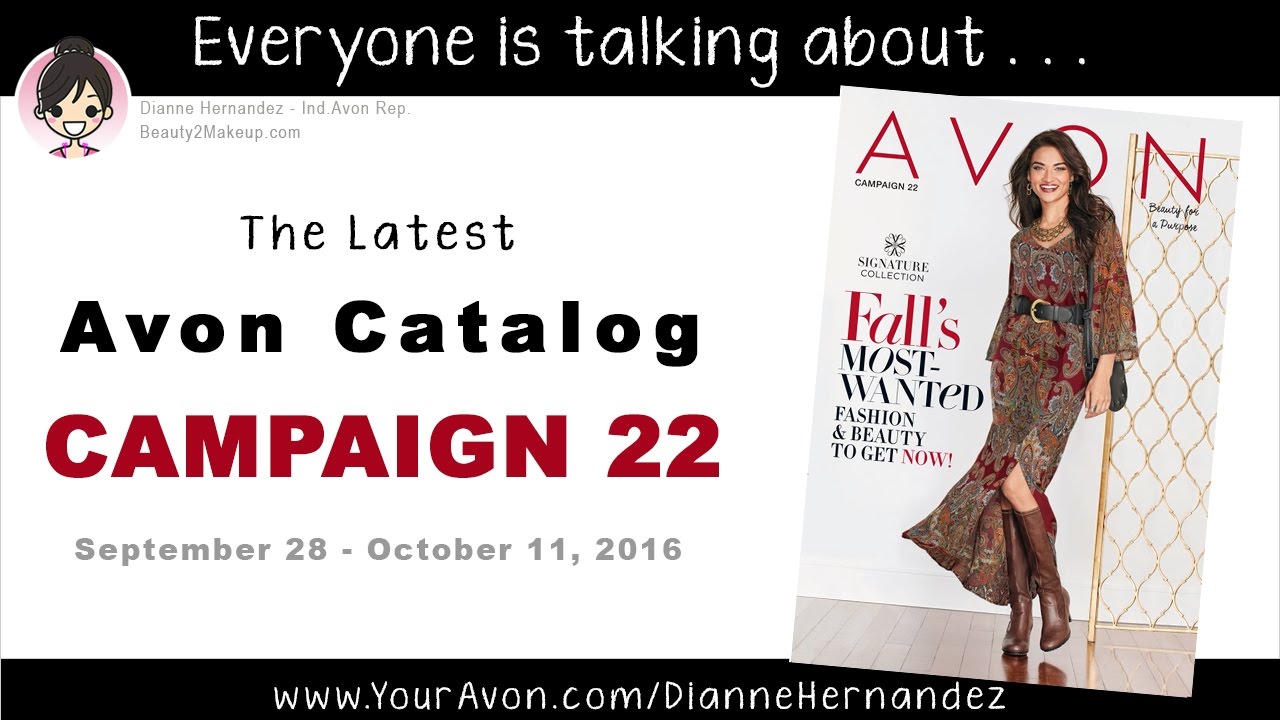 Avon Catalog Campaign 22 2016 YouTube