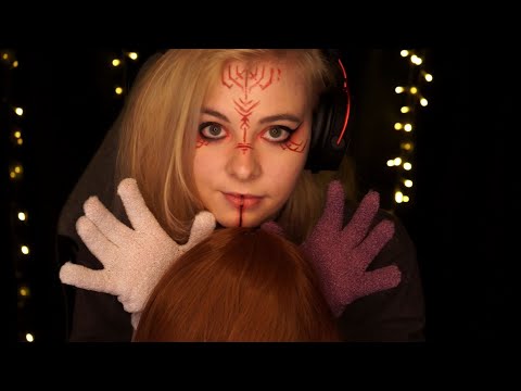 ASMR scrubbing and exfoliating your scalp / head - no talking after intro