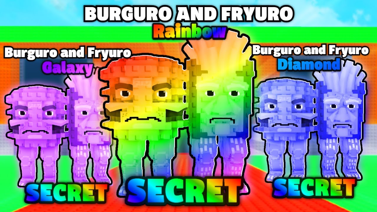 I Unlocked EVERY VERSION of BURGURO FRYURO in Steal A