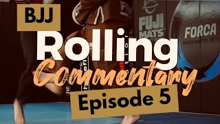 BJJ 45-year-old Black belt & 4th Degree JUDO vs. 44-year-old Brown belt  - Rolling Commentary Ep. 5