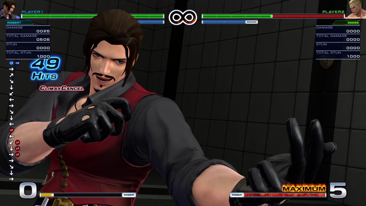 Robert 3rd Position - 5 Bar Corner Combo - 711~751 DMG