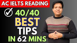 Academic IELTS Reading - The BEST TIPS In 62 Minutes By Asad Yaqub
