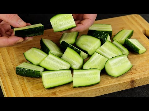 Боже, как вкусно! Я всегда буду так готовить! Просто нарежьте огурцы🥒! Вкусные Советы!