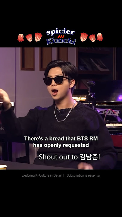 The bread that BTS RM loved #bts #army #pokemon