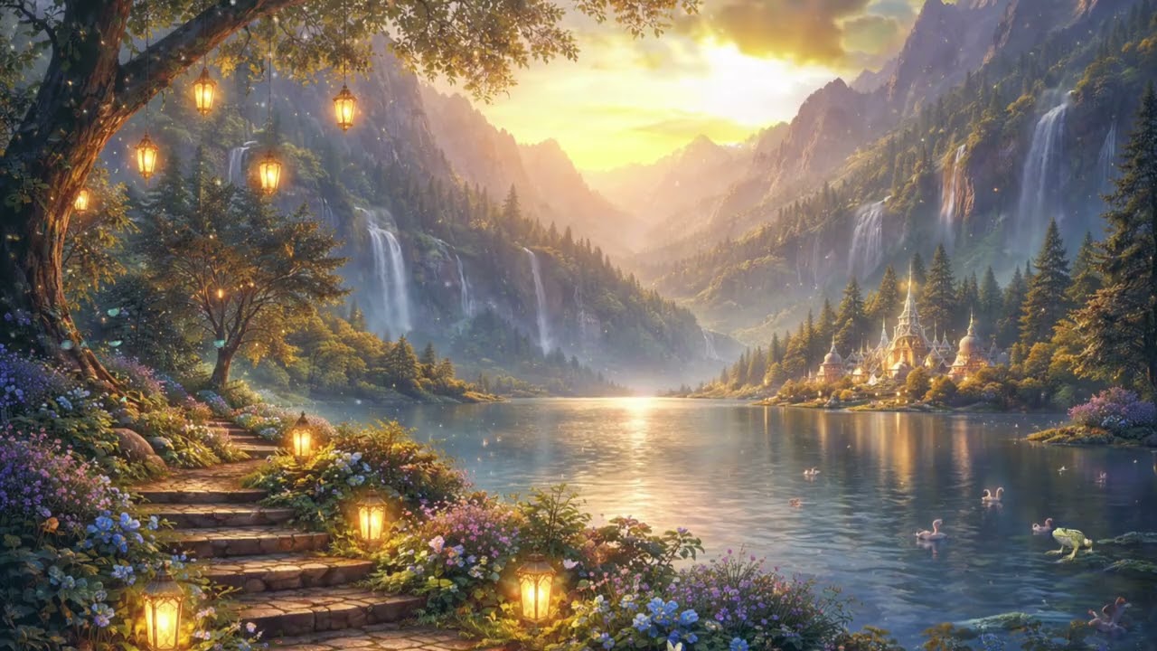 Healing Sleep Music | Binaural Meditation for Deep Rest & Recovery • 12 Hours