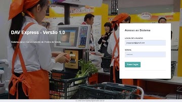 PDV-Emissão de Documento Auxiliar de Vendas (cupom). Projeto a venda.
