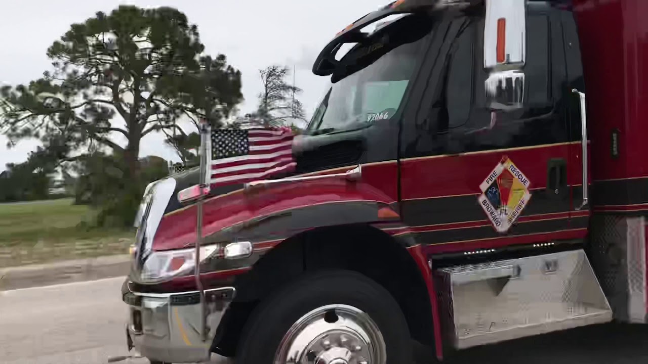 BROWARD COUNTY SHERIFF’S FIRE RESCUE 66 RESPONDING NEAR 1-95 IN DEERFIELD BEACH, FLORIDA